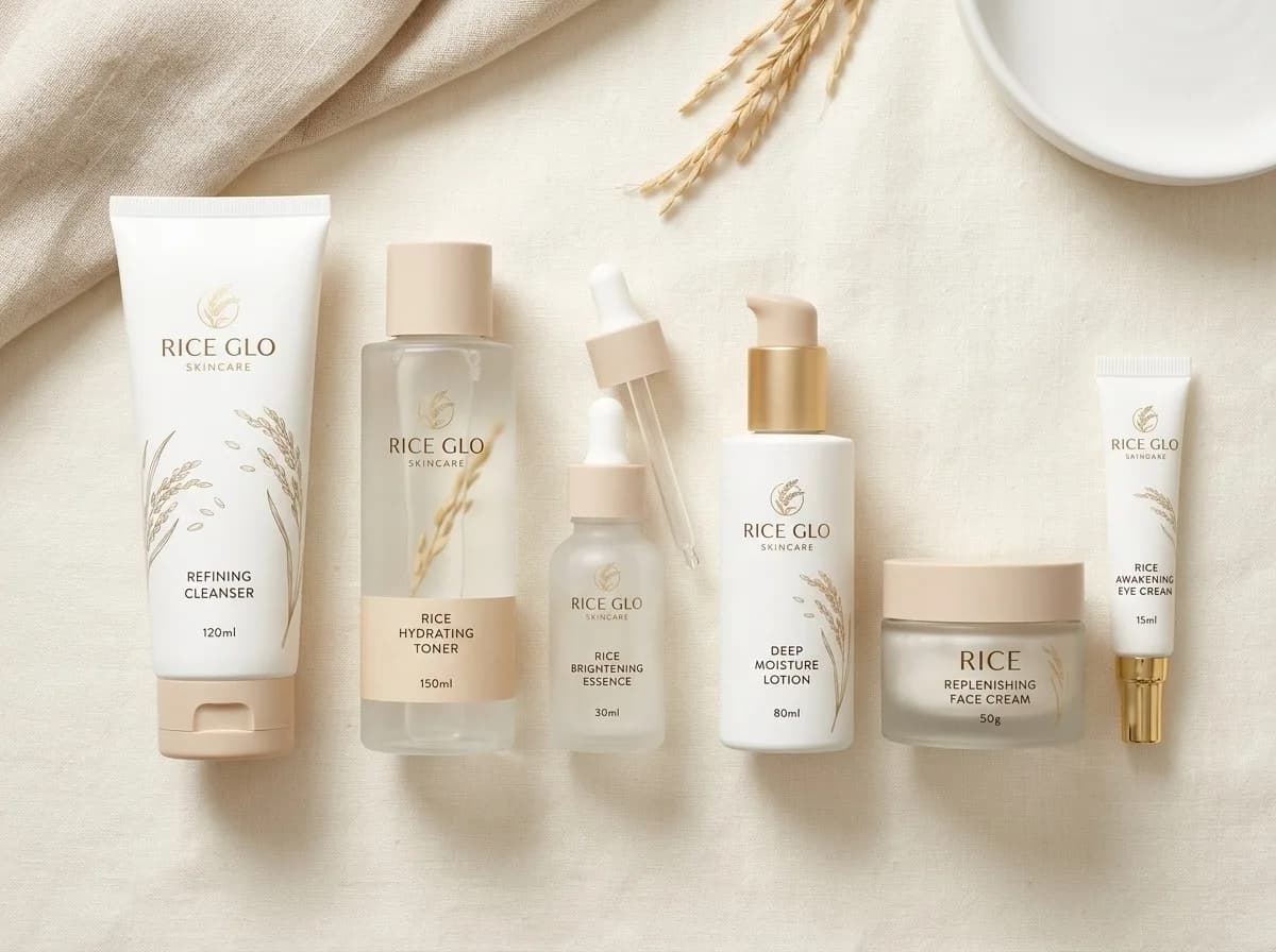 Bioaqua Rice Skincare 6-Piece Set